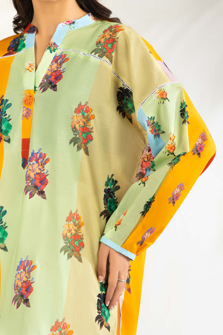 Cambric Printed Shirt IPS-77467