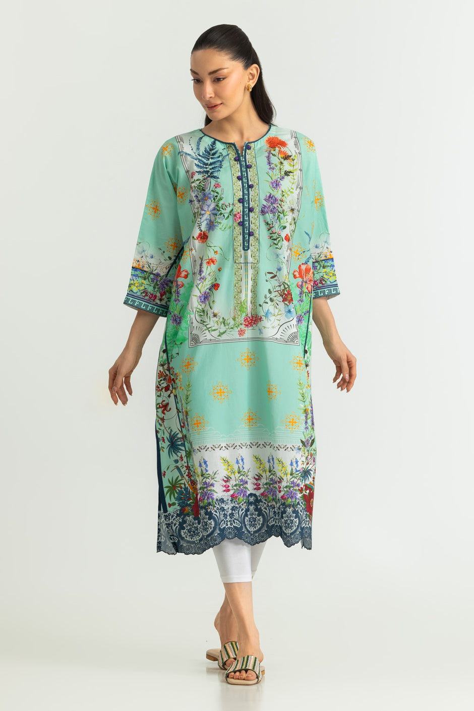Cambric Printed Shirt