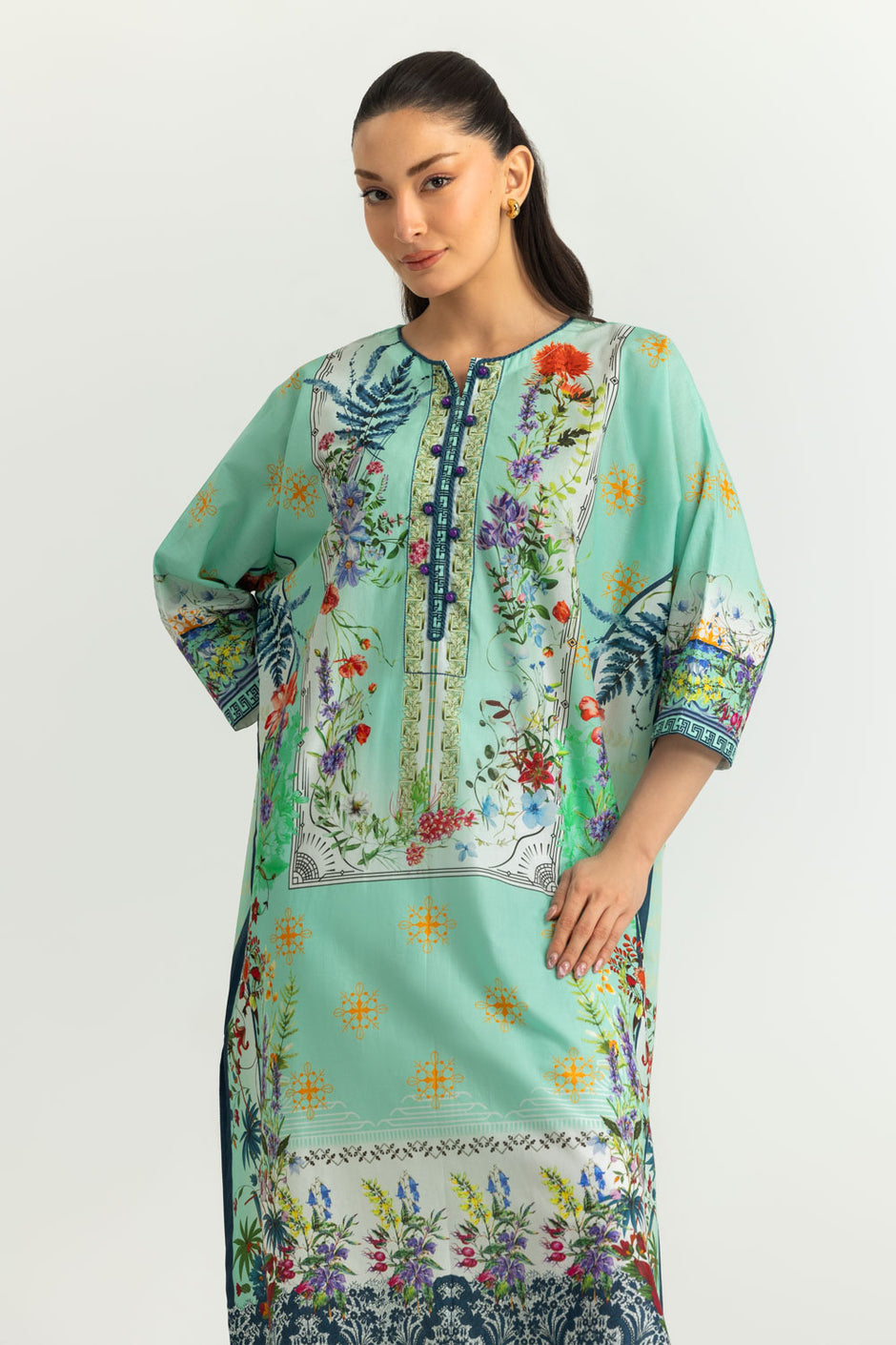Cambric Printed Shirt