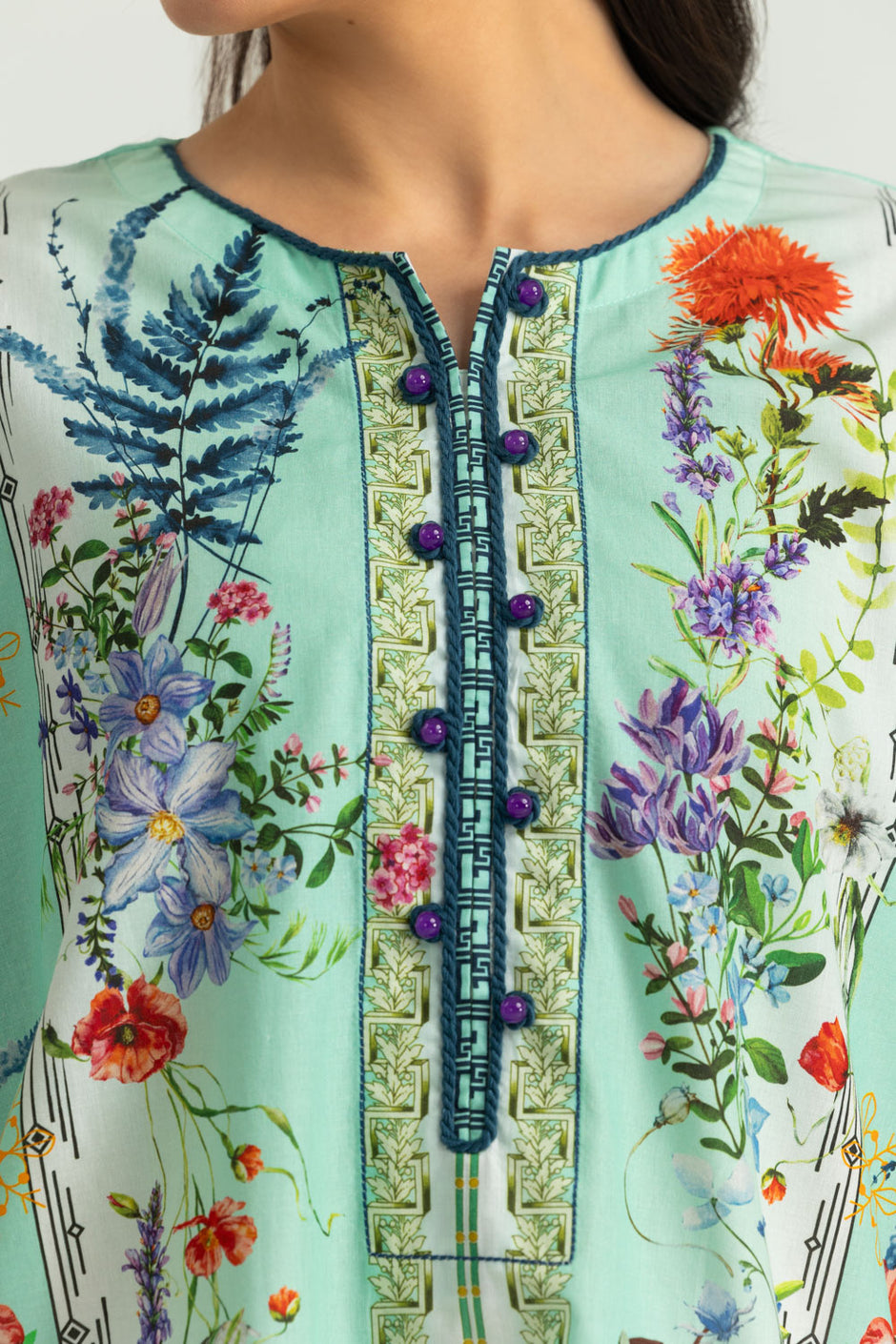 Cambric Printed Shirt