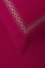 Carmine T-200 Embroidered Bed Sheet Set