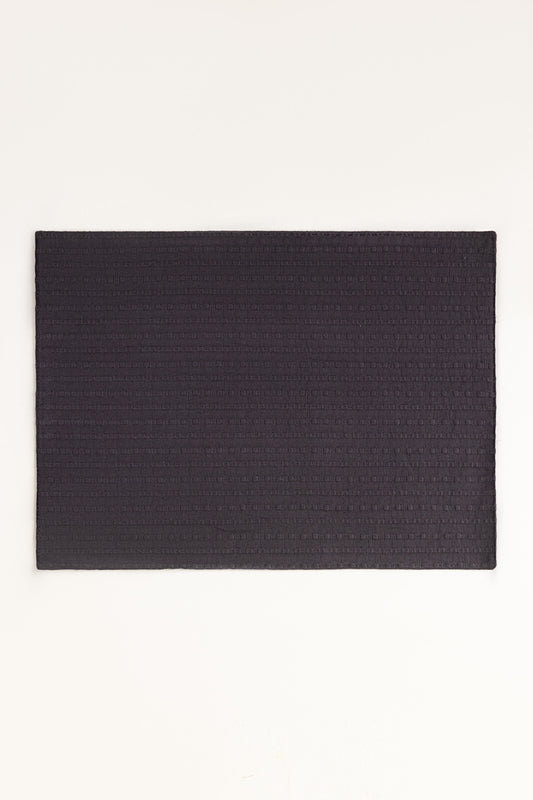 Charcoal Grey Dyed Placemat Pair