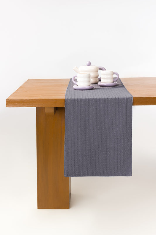 Charcoal Grey Dyed Runner