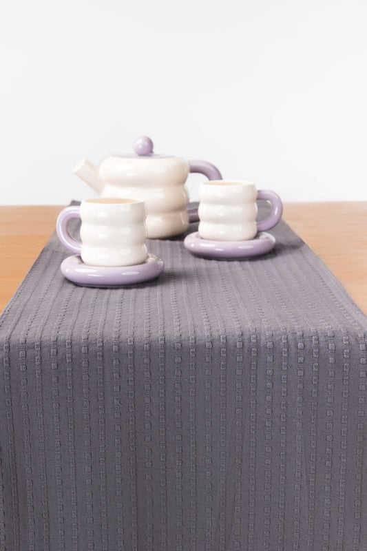 Charcoal Grey Dyed Runner