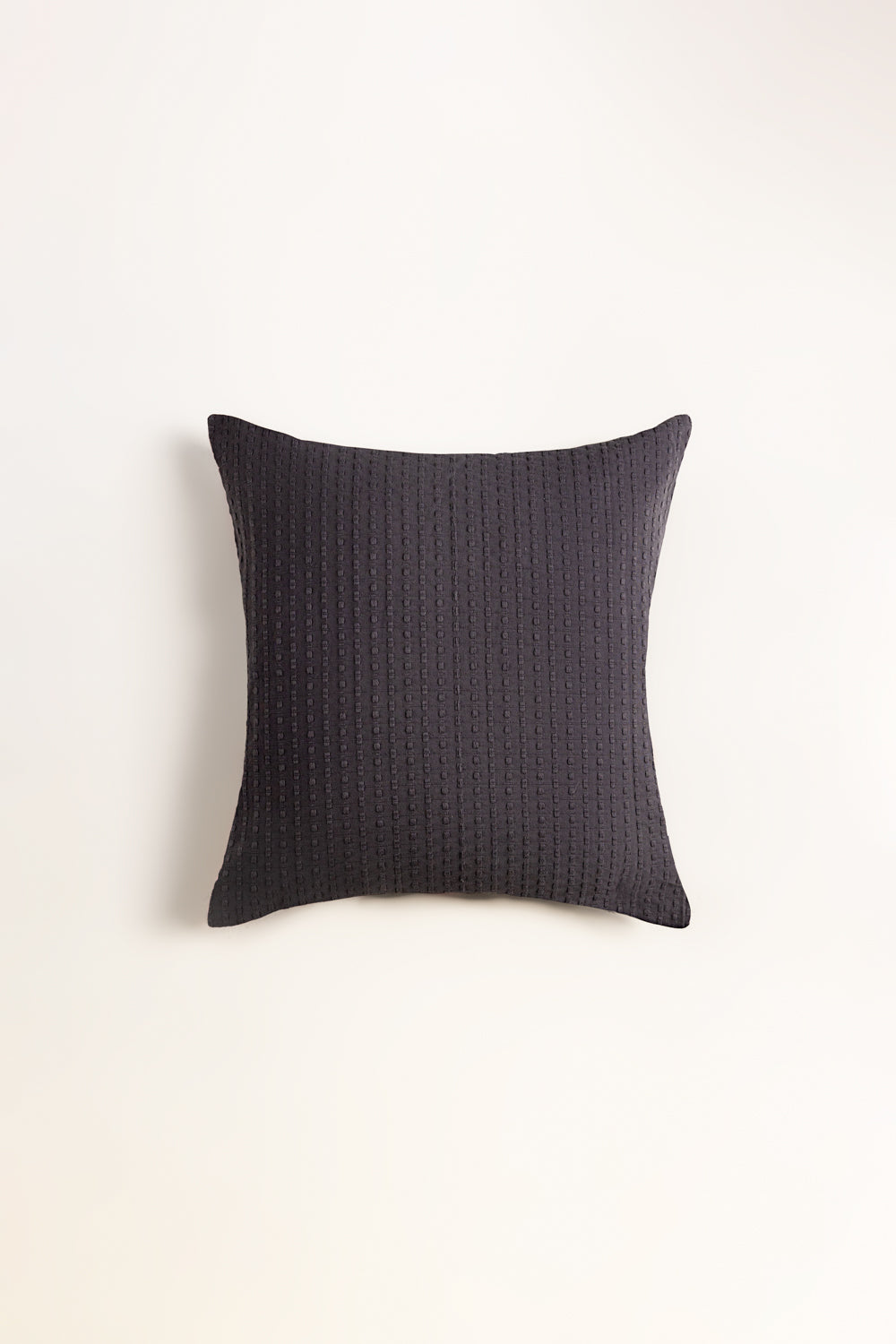 Charcoal Grey Dyed Square Cushion