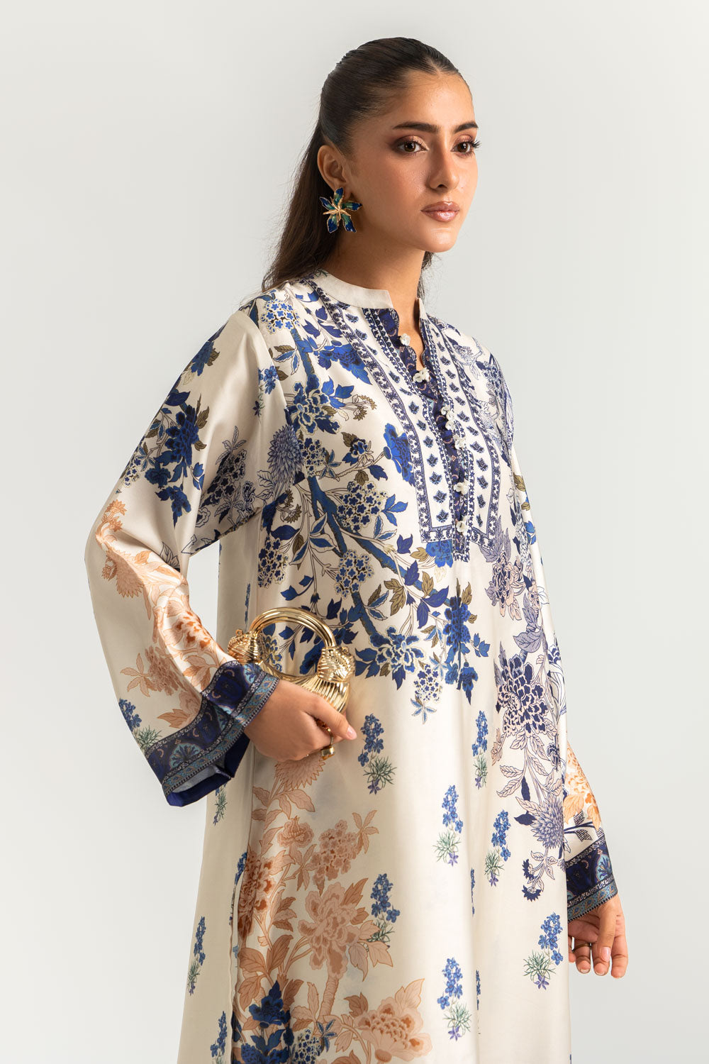 Charmeuse Silk Printed Co-Ord Set