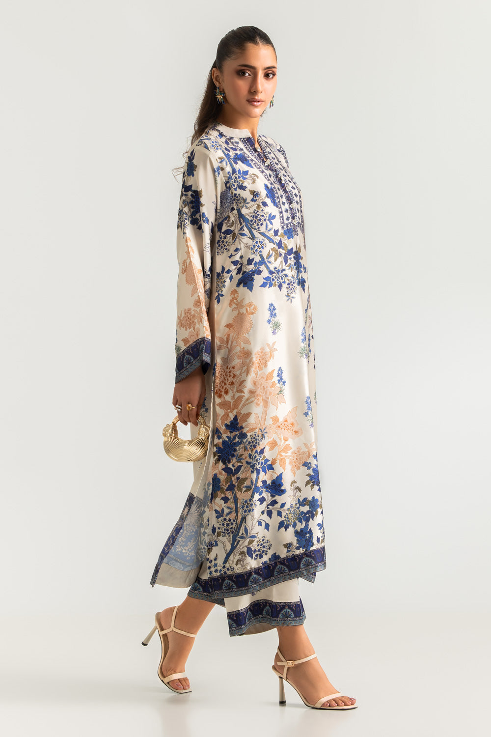 Charmeuse Silk Printed Co-Ord Set