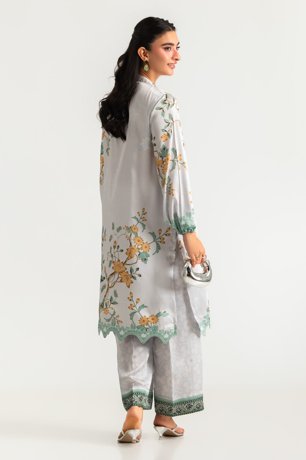Charmeuse Silk Printed Co-Ord Set