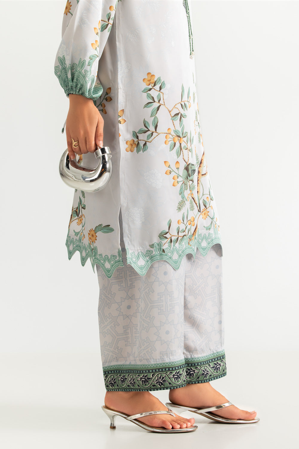 Charmeuse Silk Printed Co-Ord Set