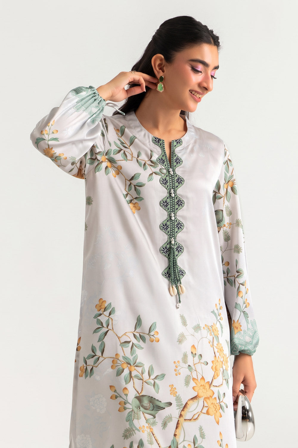 Charmeuse Silk Printed Co-Ord Set