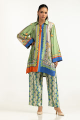 Charmeuse Silk Printed Co-Ord Set IUSTTS-1456