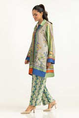 Charmeuse Silk Printed Co-Ord Set IUSTTS-1456