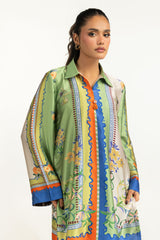 Charmeuse Silk Printed Co-Ord Set IUSTTS-1456