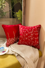 Chintz Embroidered Cushion Cover 25