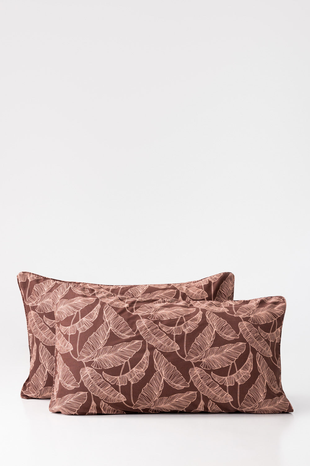 Cocoa Leaves Pillow Cover Set