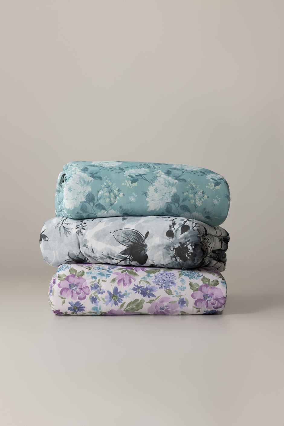 Cool Dusty Lilac Printed Cooling Blanket