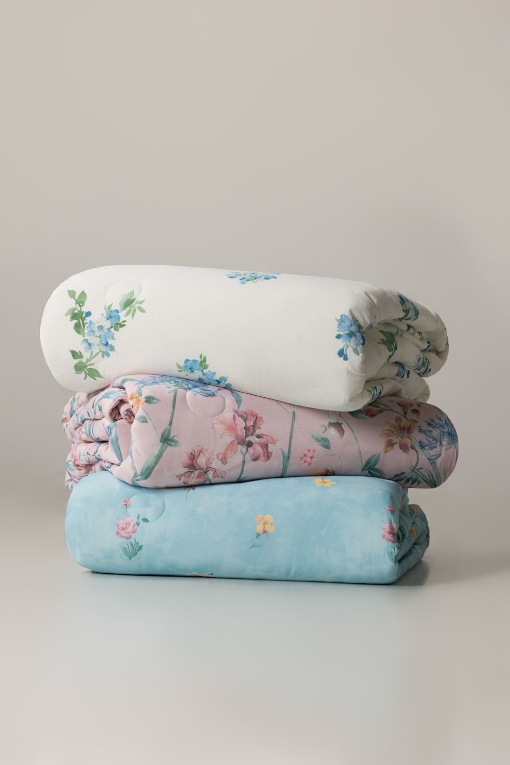 Cool Mystic Blue Printed Cooling Blanket