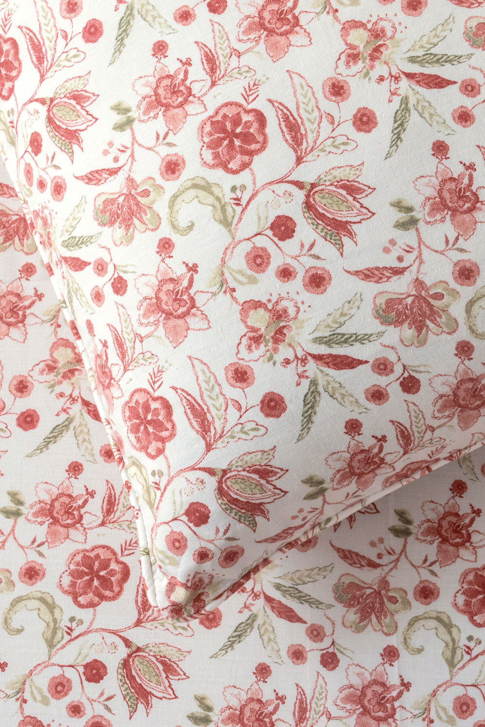 Coral Pink  Bed Sheet Set