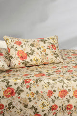 Coral Floral Everyday Classic Bed Sheet Set