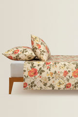 Coral Floral Everyday Classic Bed Sheet Set