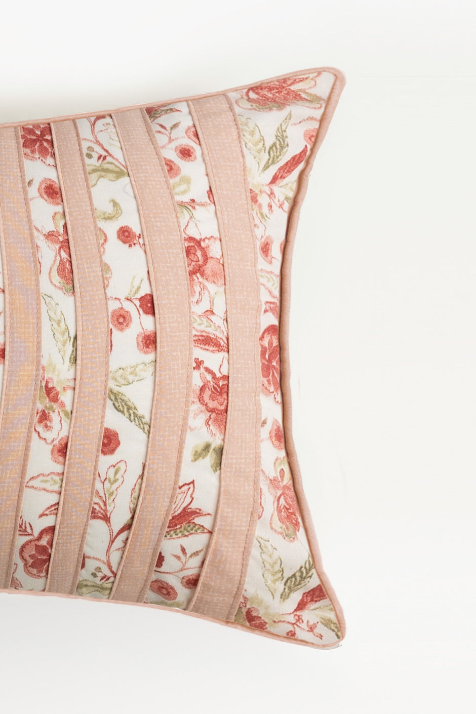 Coral Pink Deck Cushion Cover