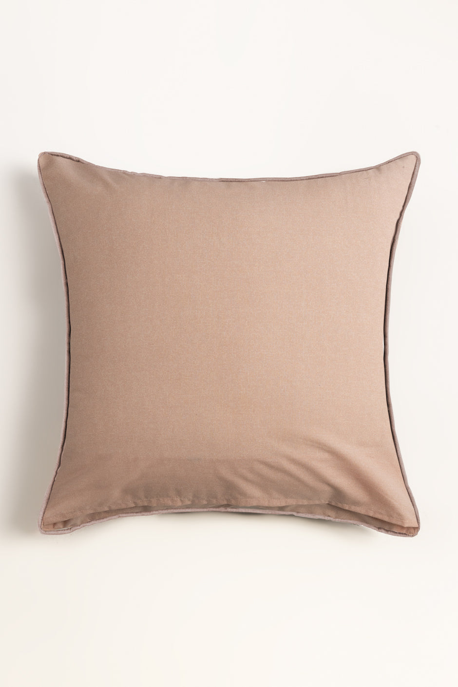 Coral Pink Euro Sham Cushion Cover