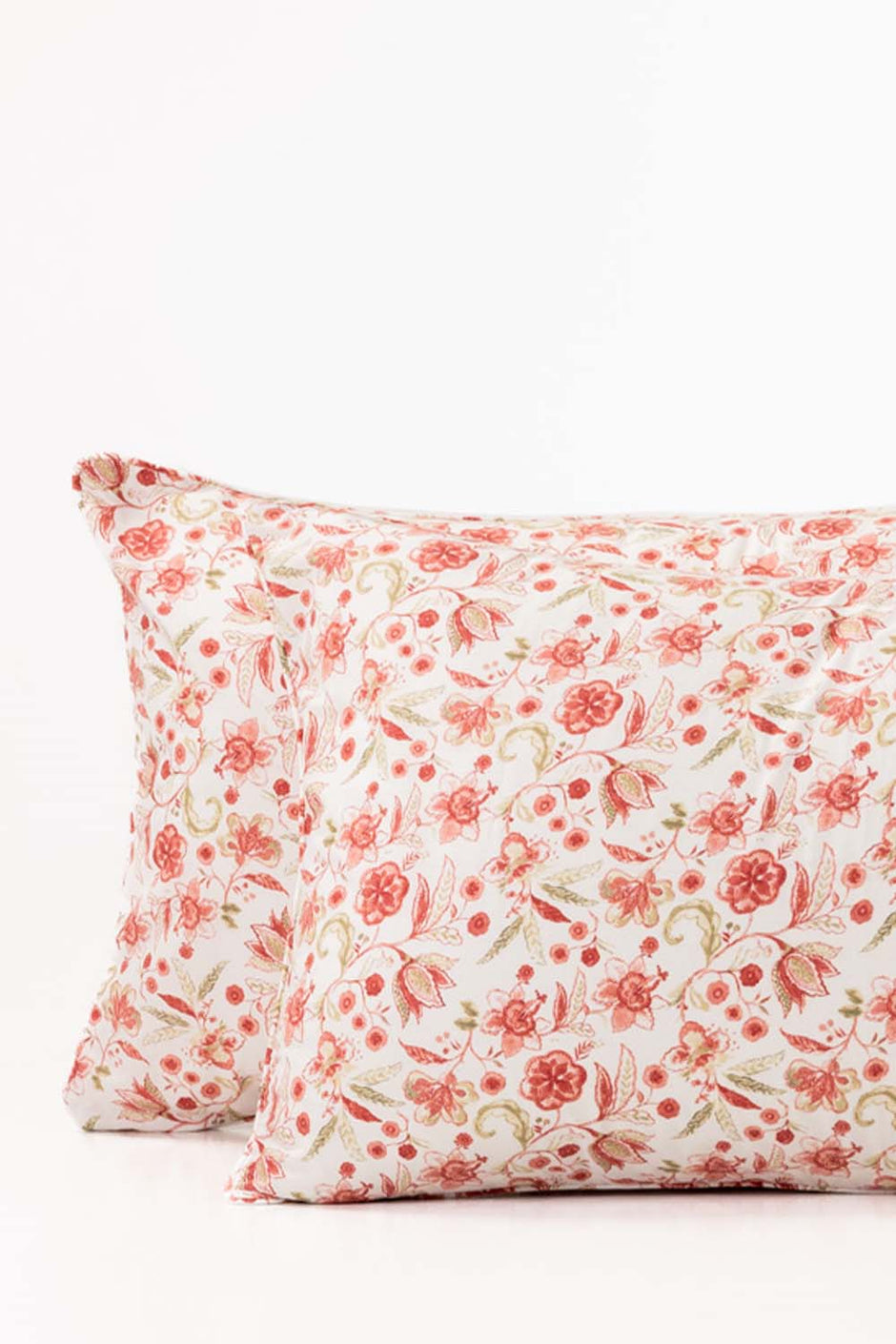 Coral Pink Pillow Cover Set