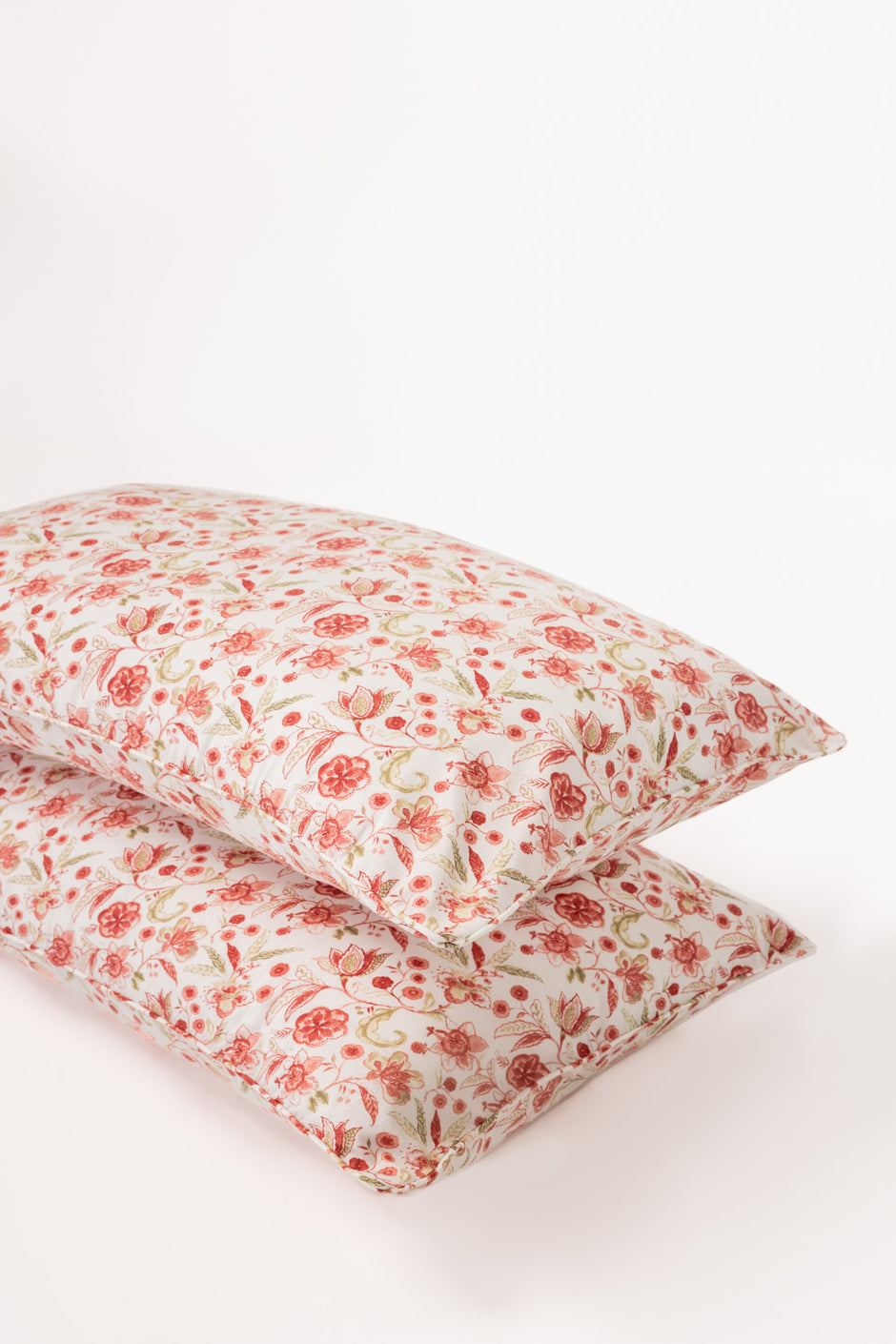 Coral Pink Pillow Cover Set