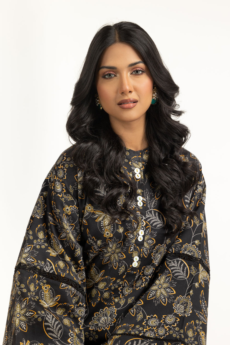 Corduroy Printed Co-Ord Set
