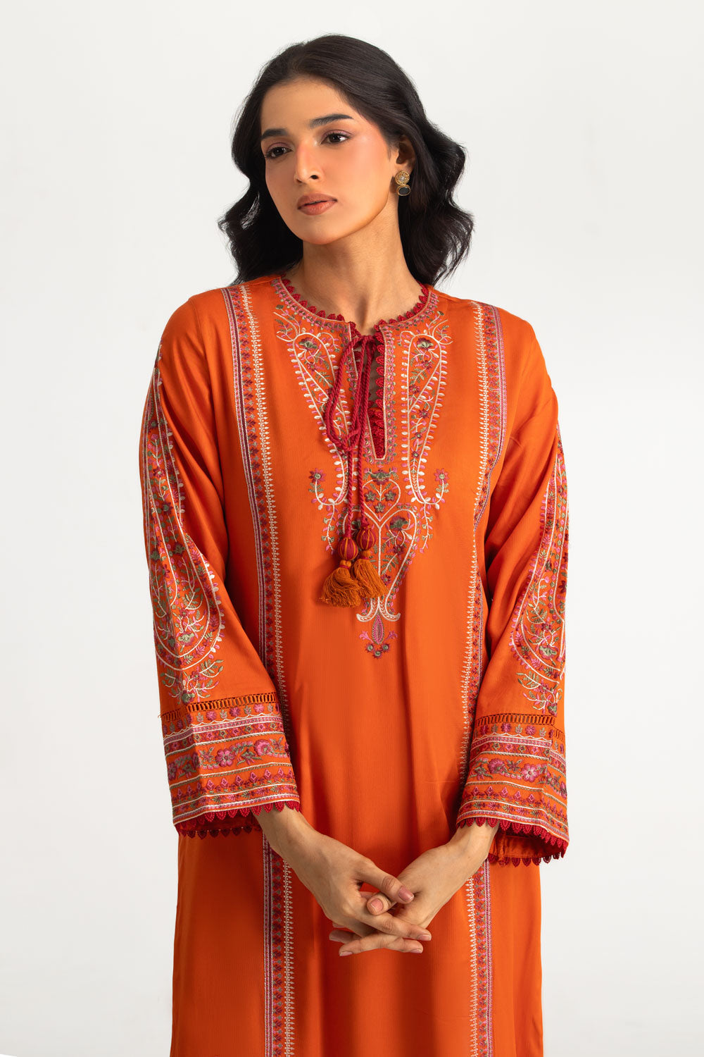 Cotail Embroidered Shirt And Trouser