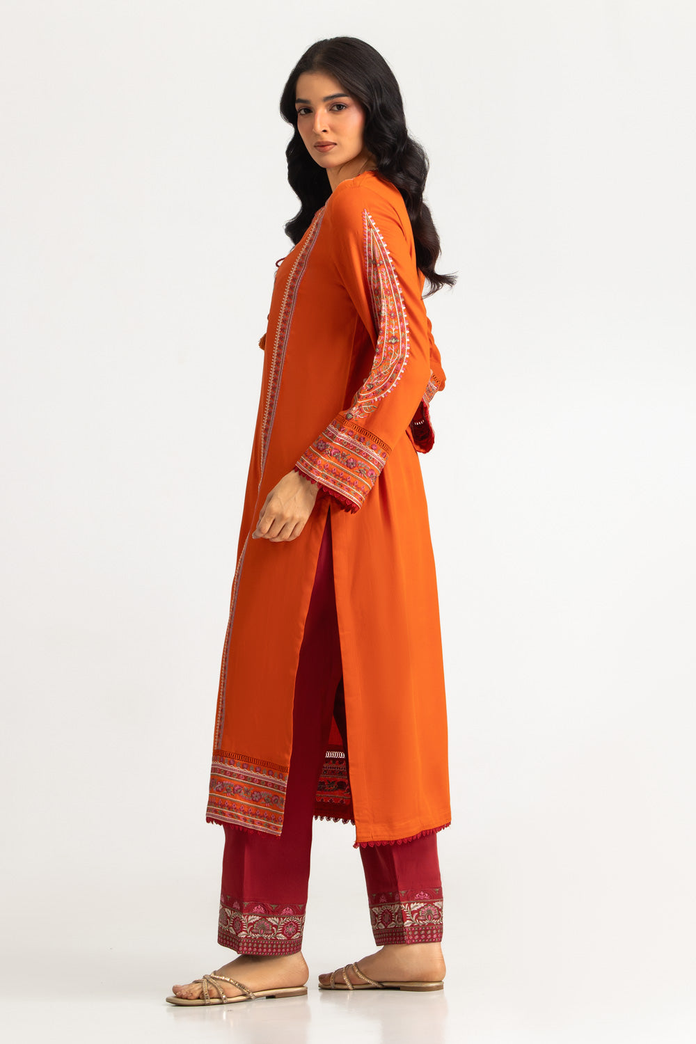 Cotail Embroidered Shirt And Trouser
