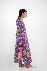 Cotton Bana Dora Printed Long Shirt IPS-77156