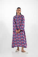 Cotton Bana Dora Printed Long Shirt IPS-77156