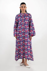 Cotton Bana Dora Printed Long Shirt IPS-77156