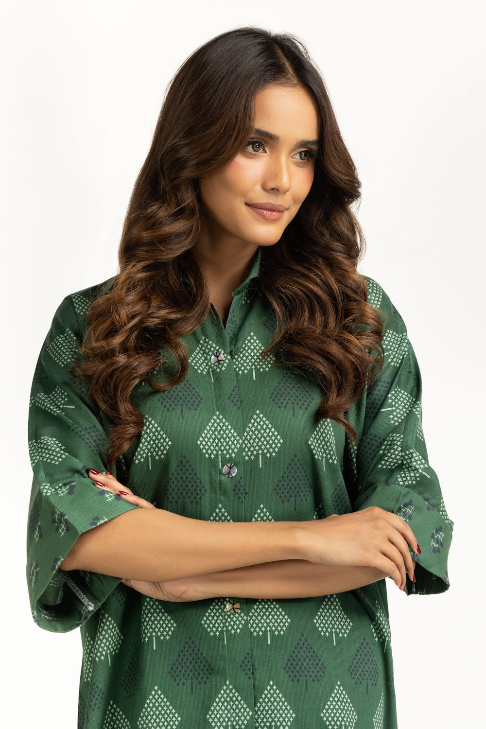 Cotton Cotail Printed Co-Ord Set Ipst-55216