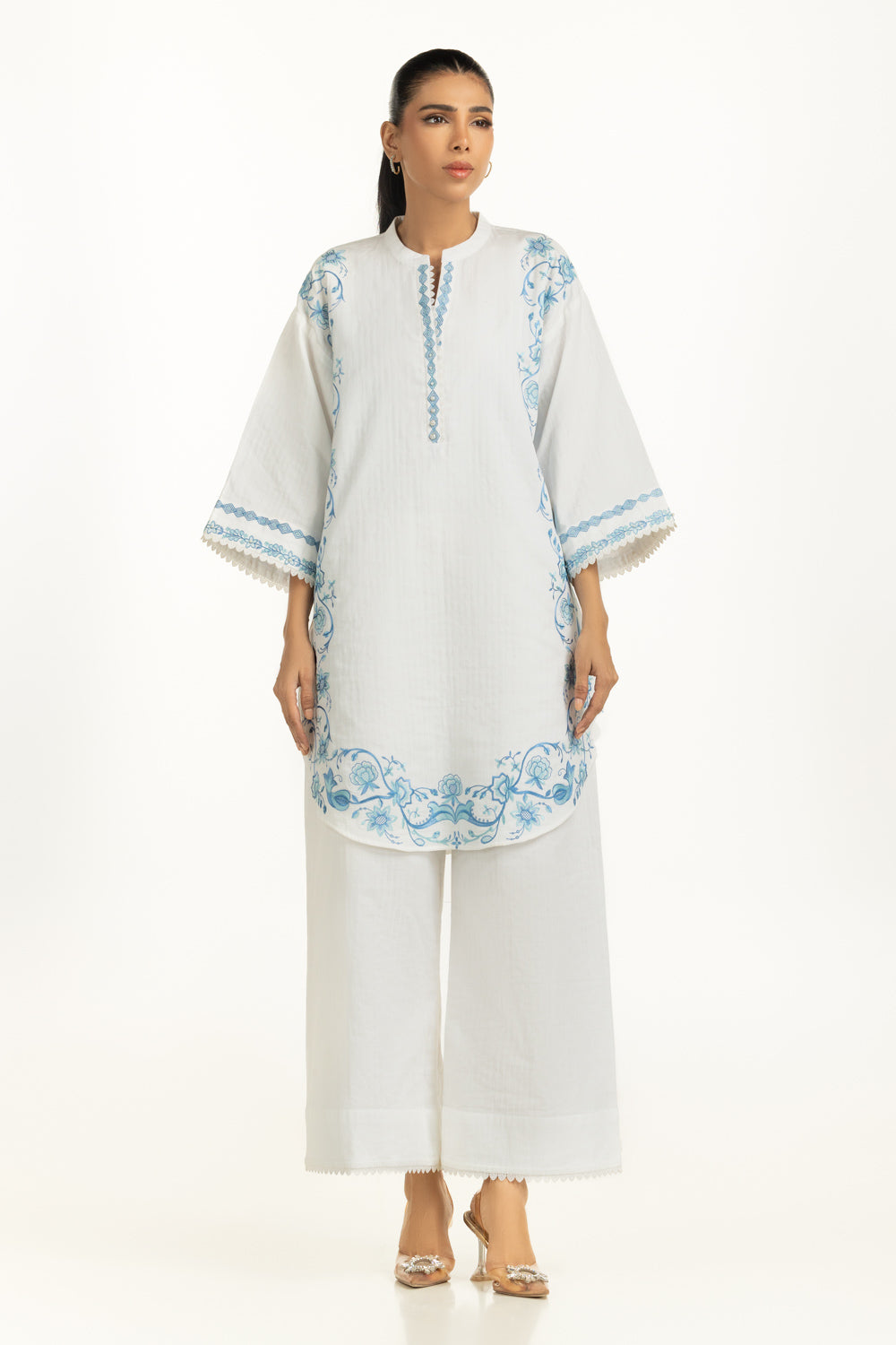 Cotton Embroidered Co-Ord Set IPST-55273-C