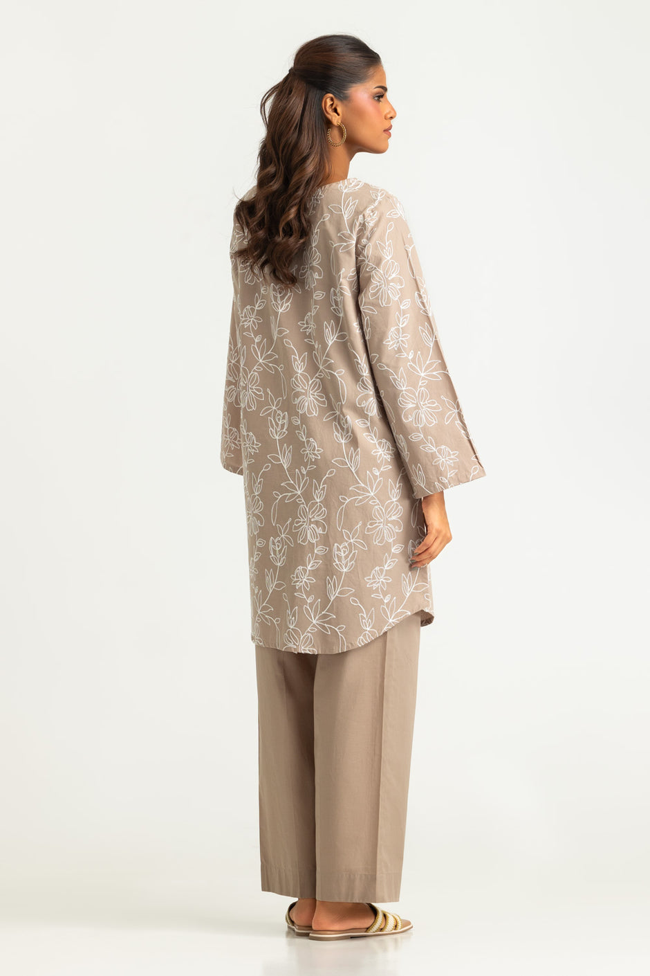 Cotton Embroidered Co-Ord Set