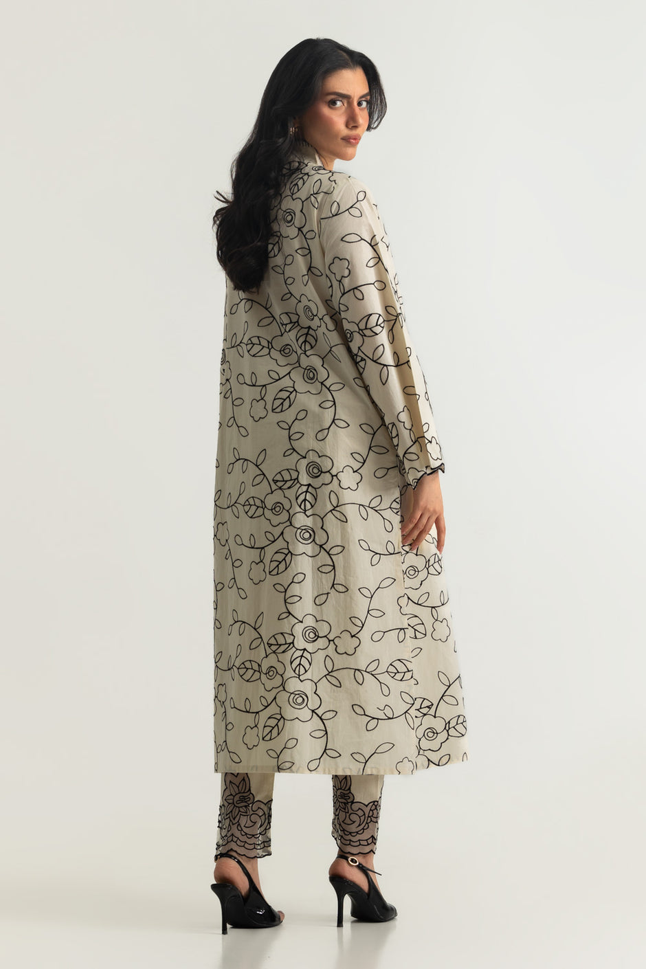 Cotton Embroidered Co-Ord Set