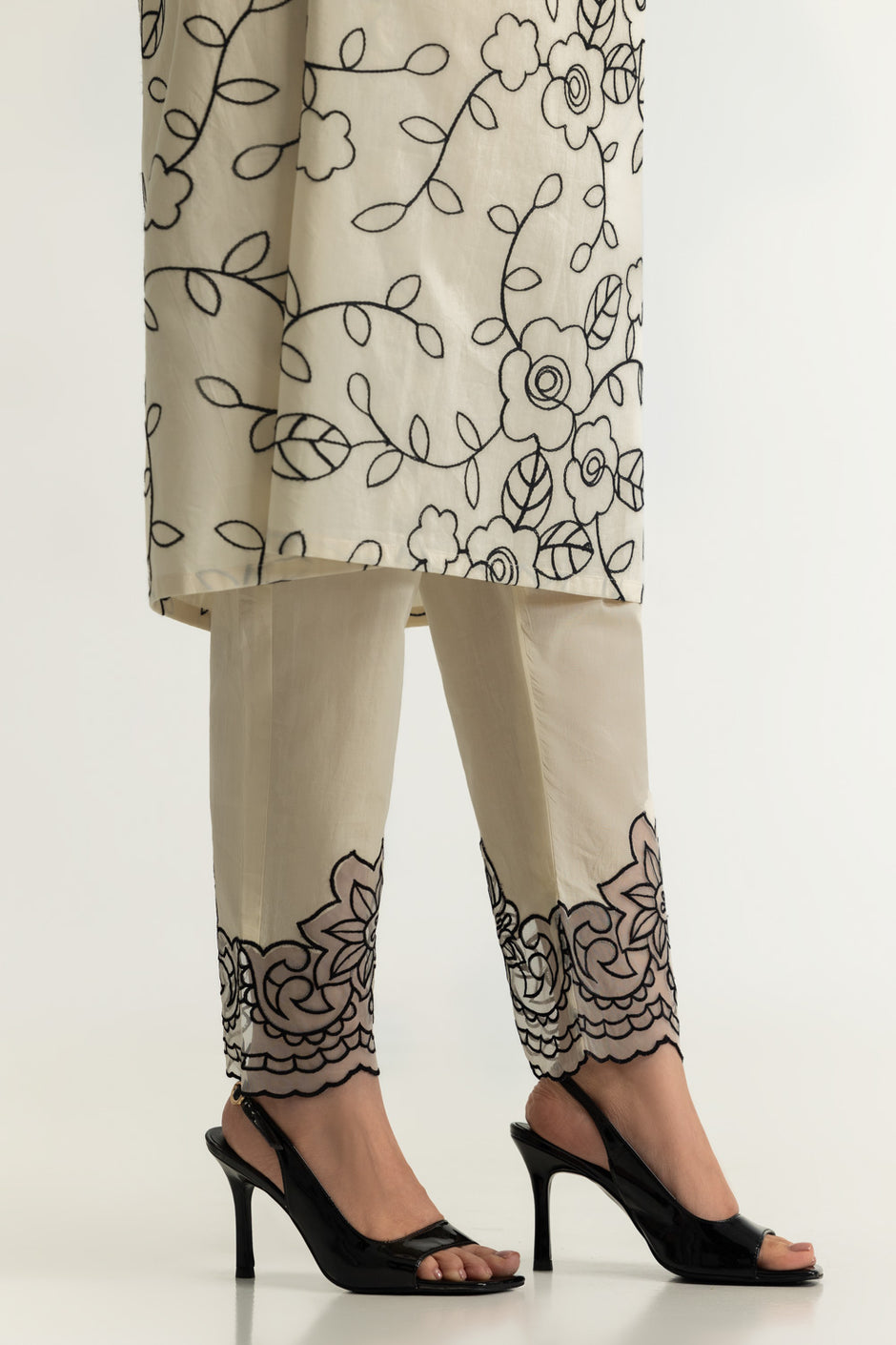 Cotton Embroidered Co-Ord Set
