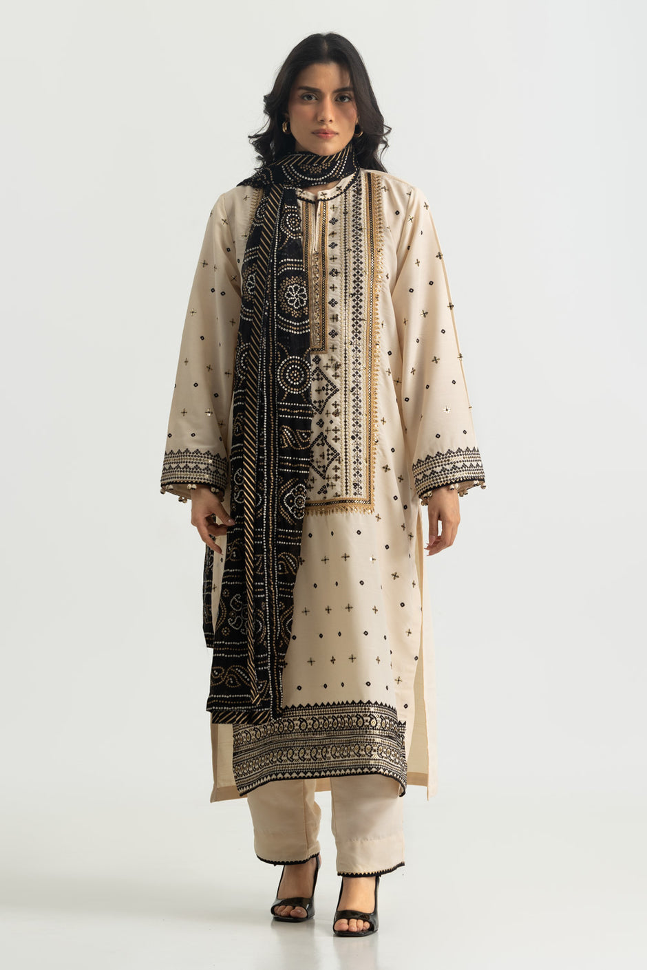 Cotton Embroidered Co-Ord Set