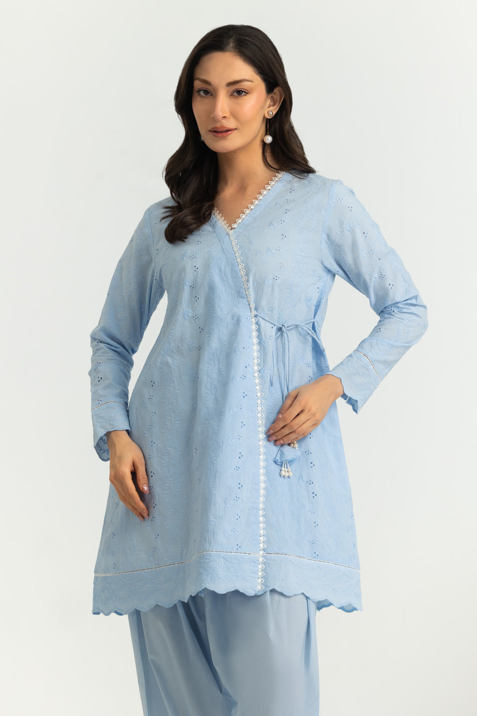 Cotton Embroidered Co-Ord Set