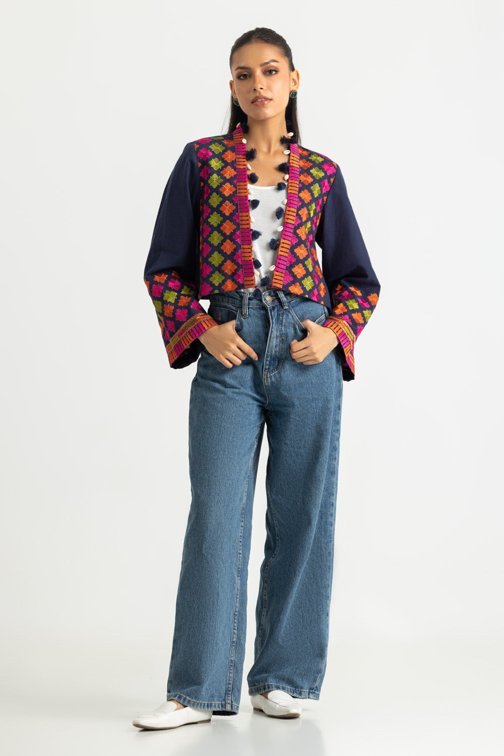 Cotton Embroidered Jacket
