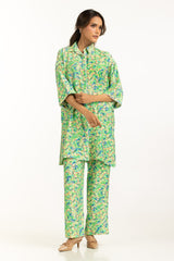 Cotton Nylon Printed Co-Ord Set IPST-55170