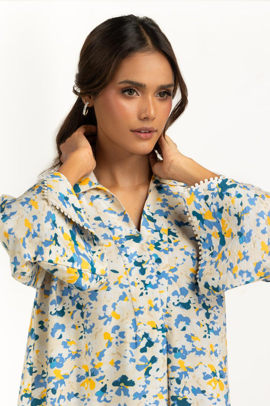 Cotton Nylon Printed Co-Ord Set IPST-55173