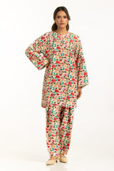 Cotton Nylon Printed Co-Ord Set IPST-55174