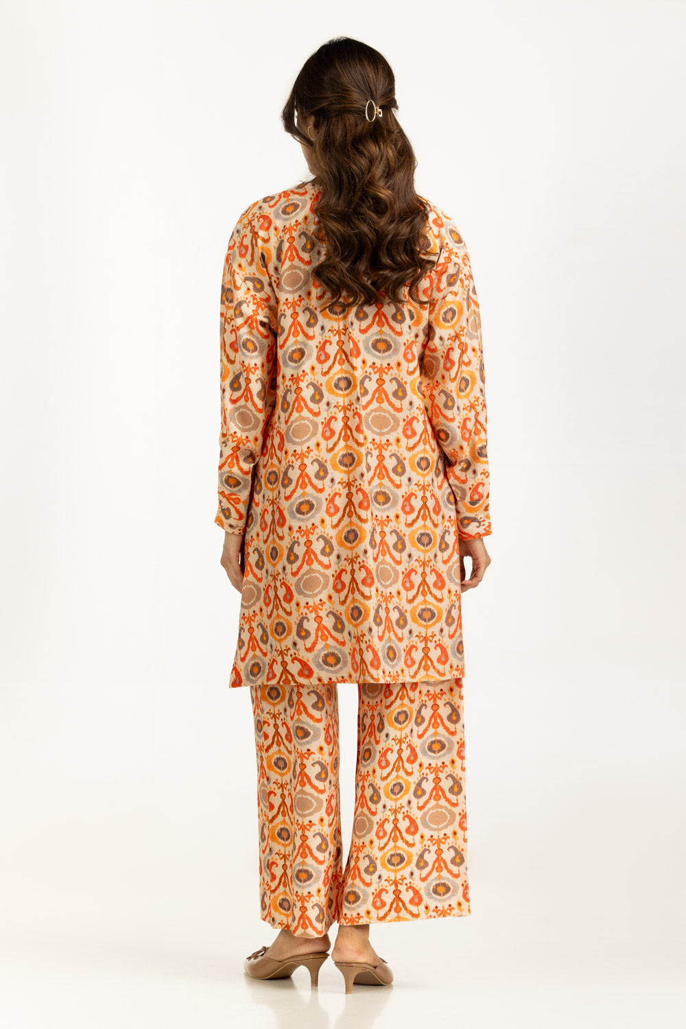 Cotton Nylon Printed Co-Ord Set IPST-55175