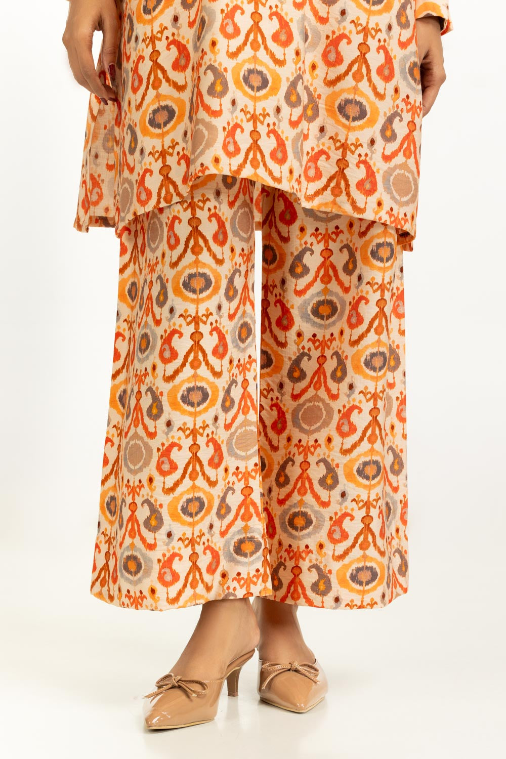 Cotton Nylon Printed Co-Ord Set IPST-55175