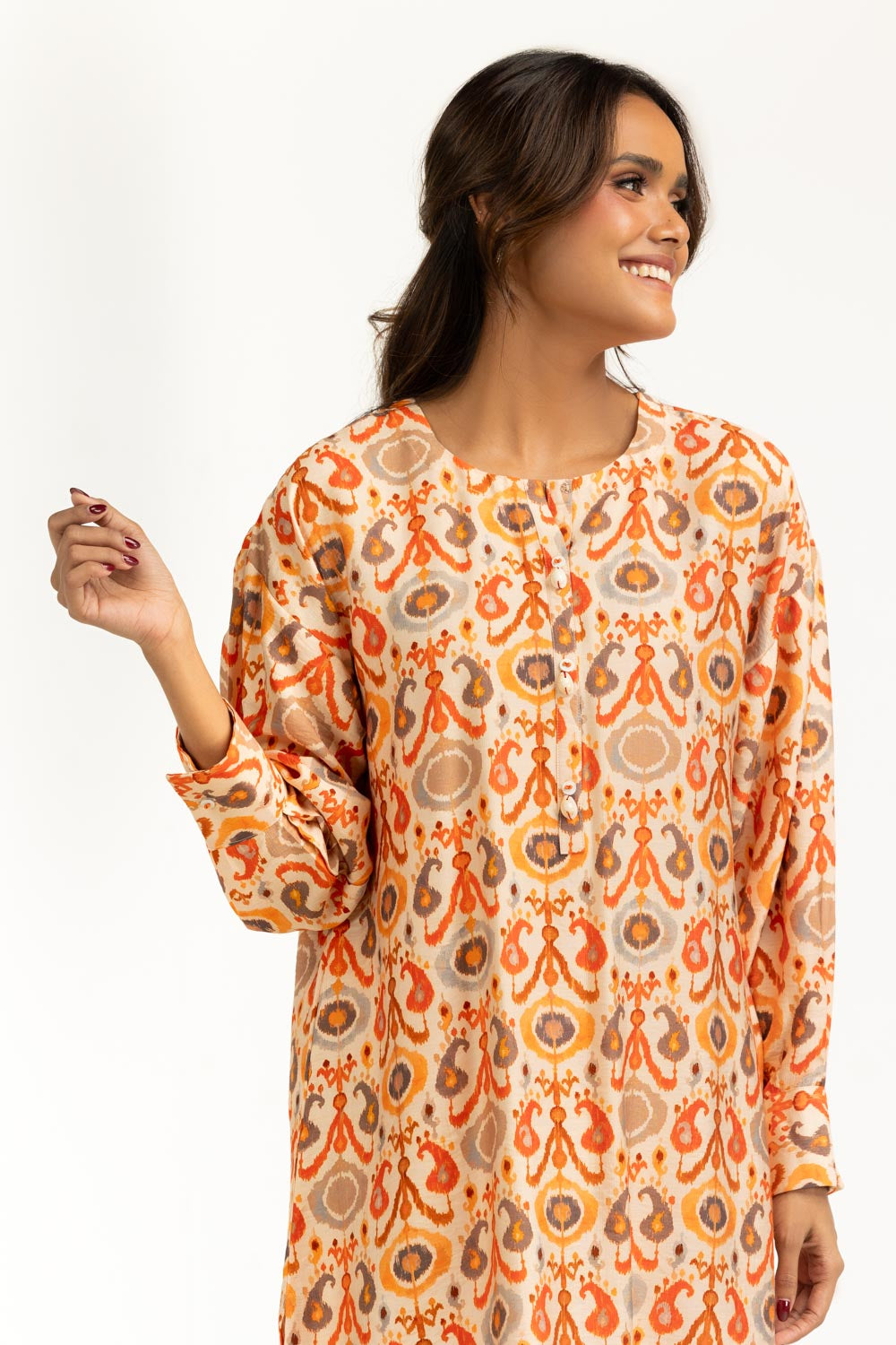 Cotton Nylon Printed Co-Ord Set IPST-55175