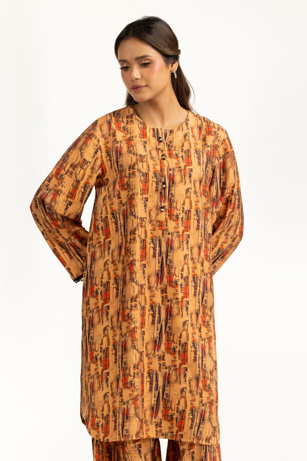 Cotton Nylon Printed Co-Ord Set IPST-55176