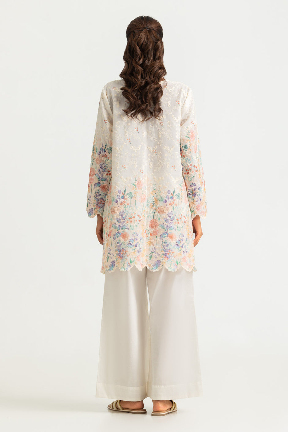 Cotton Printed Co-Ord Set With Embroidered